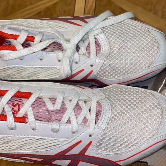 ASICS Hyper Rocket Girl 4 Track & Field Spike shoes size 10.5 NWB - Picture 4 of 7